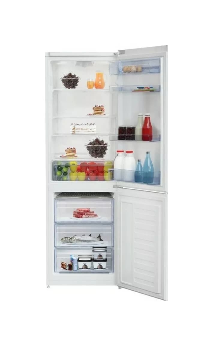 Beko RCSA330K30WN Freistehender kühlschrank mit gefrierfach cm. 60 std. 185 - lt. 300 - weiß