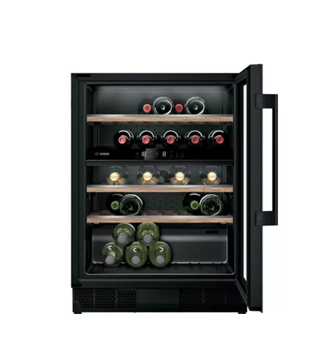 Bosch KUW21AHG0 Serie 6 Einbau-weinkeller - cm.60 h.82 - 44 flaschen - schwarz