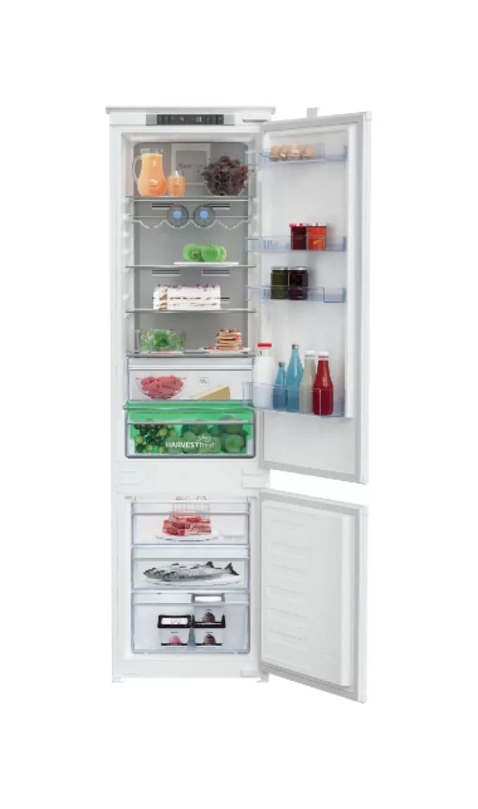 Beko BCNA306E4SN Einbaukühlschrank mit gefrierfach cm. 54 std. 194 - lt. 306 - weiß