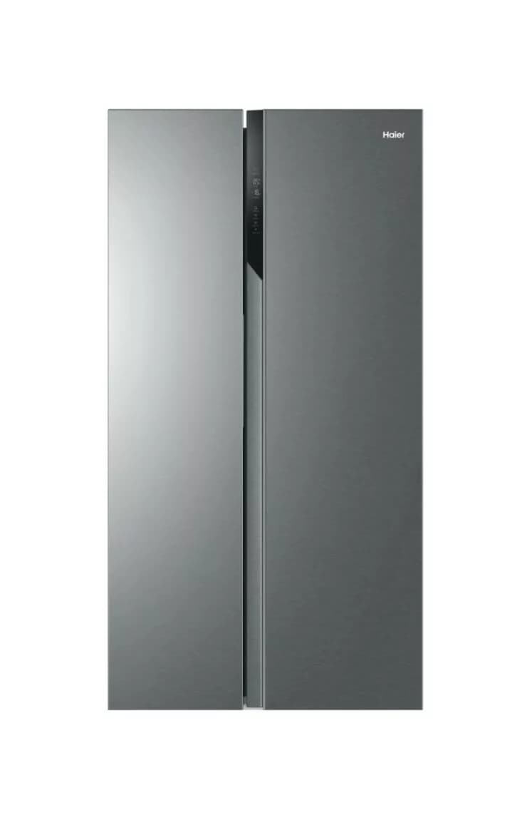Haier HSR3918ENPG 3 Kühlschrank nebeneinander mit gefrierfach - cm. 91 uhr 178 - l. 528 - silber