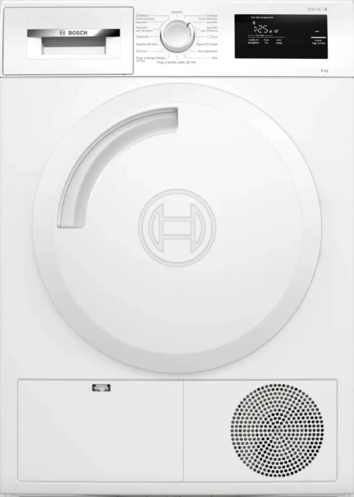 Bosch WTH83058II Serie 4 Wärmepumpentrockner 60 cm - fassungsvermögen 8 kg - weiß