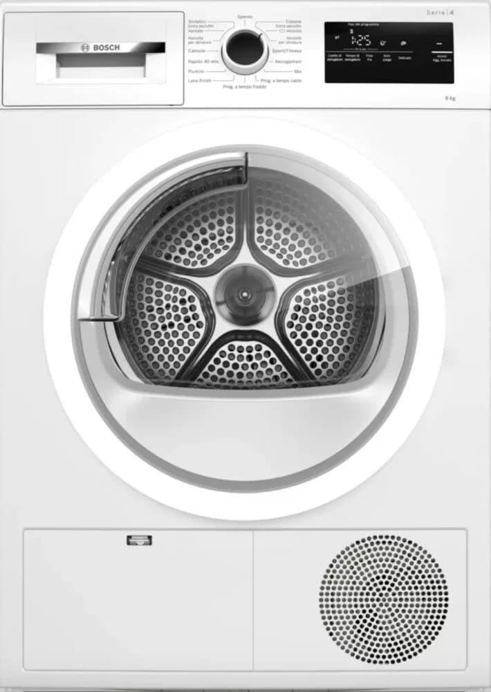 Bosch WTH85V08II Serie 4 Wärmepumpentrockner 60 cm - fassungsvermögen 8 kg - weiß