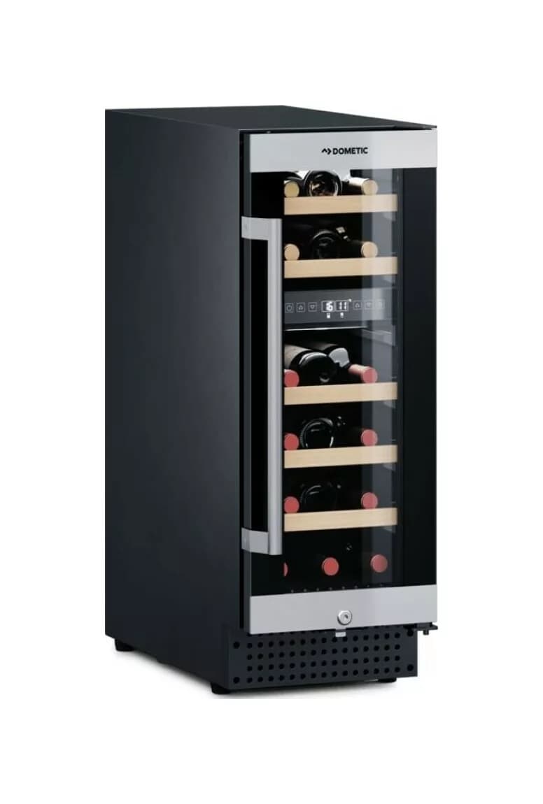 Dometic Home C18B Weinkeller cm. 30 – 18 flaschen – schwarz und edelstahl