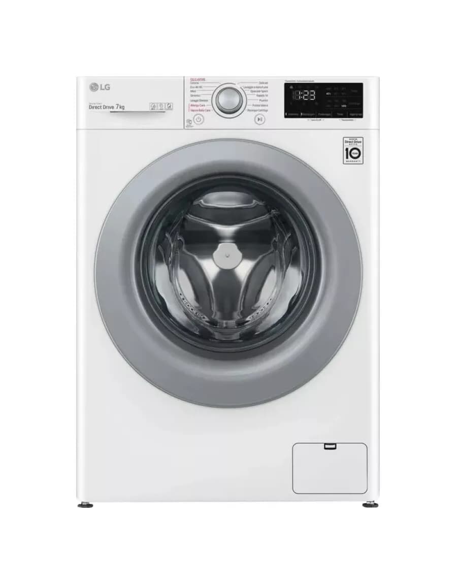 Lg F2WV3S7S4E V3 Waschmaschine cm. 60 - kapazität 7 kg - weiß
