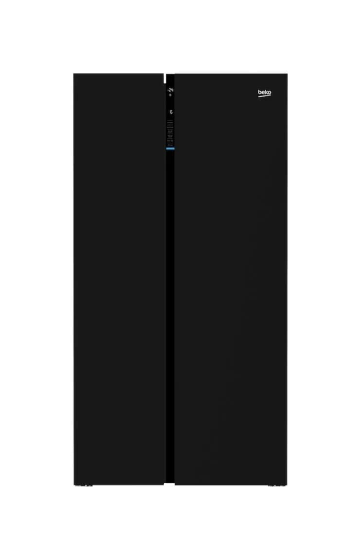 Beko GN 163140 ZGBN Side-by-side-kühlschrank mit gefrierfach – cm. 91 std. 179 – lit. 580 - schwarzes glas