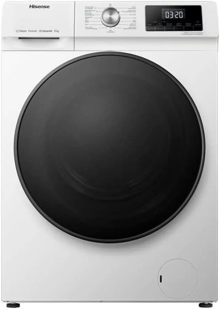 Hisense WFQA8014EVJM Waschmaschine cm. 60 - kapazität 8 kg - weiß/schwarz