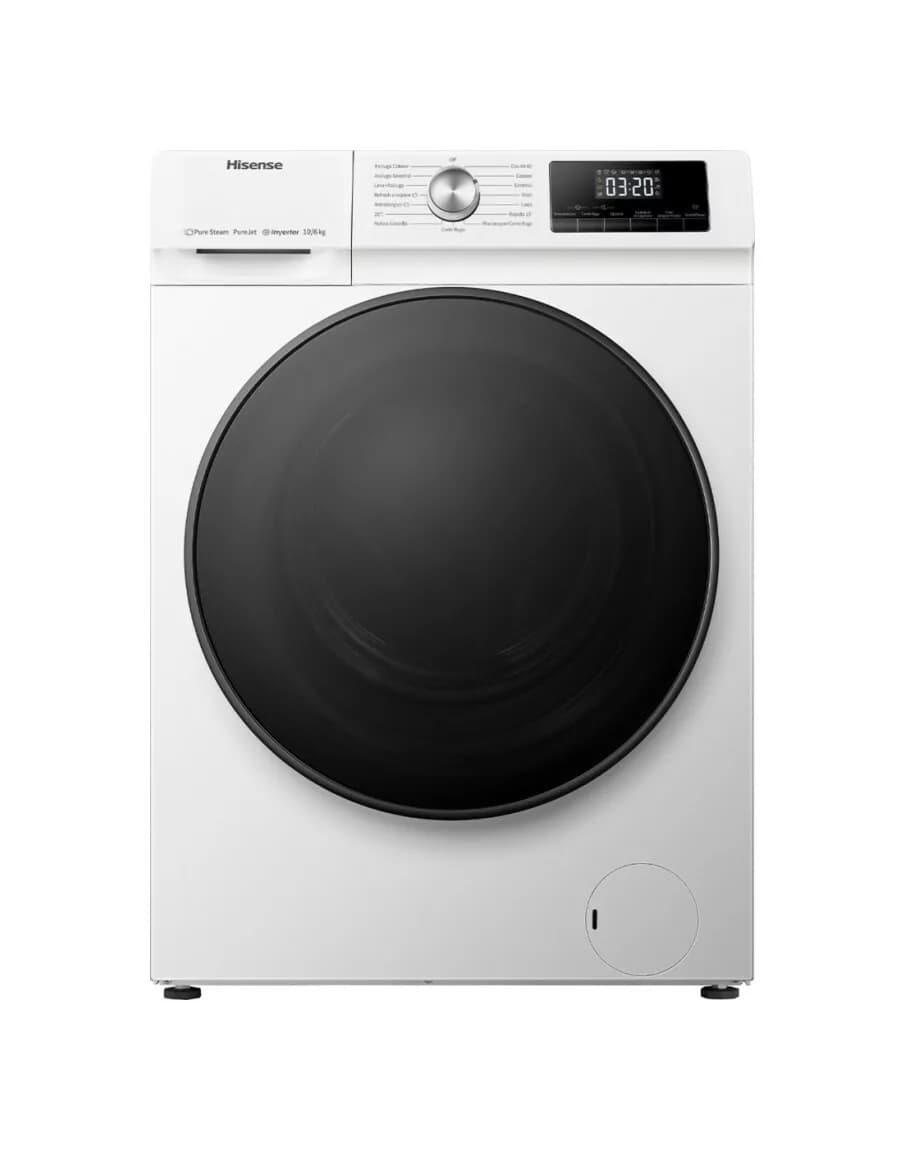 Hisense WFQA1014EVJM Waschmaschine cm. 60 – tragfähigkeit 10 kg – weiß/schwarz