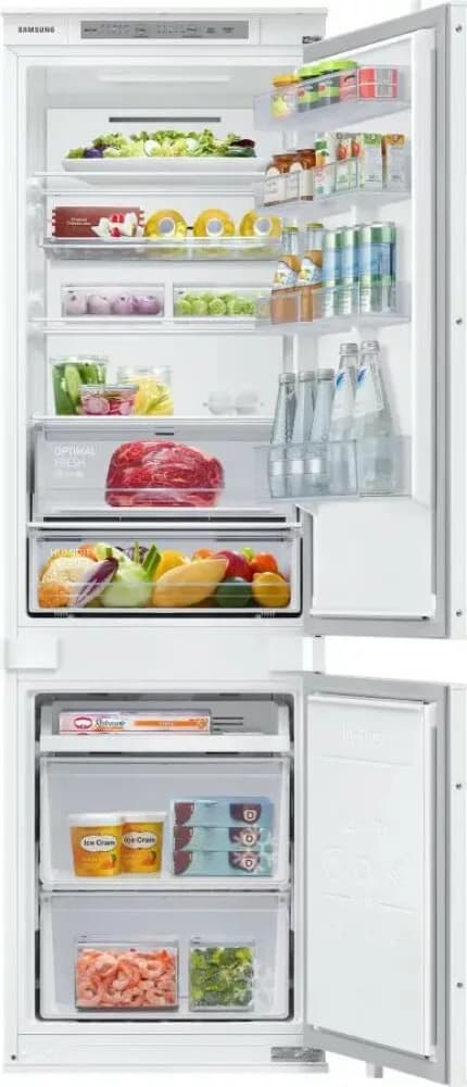 Samsung BRB26605EWW Einbaukühlschrank mit gefrierfach cm. 54 stunden. 178 - lt. 267