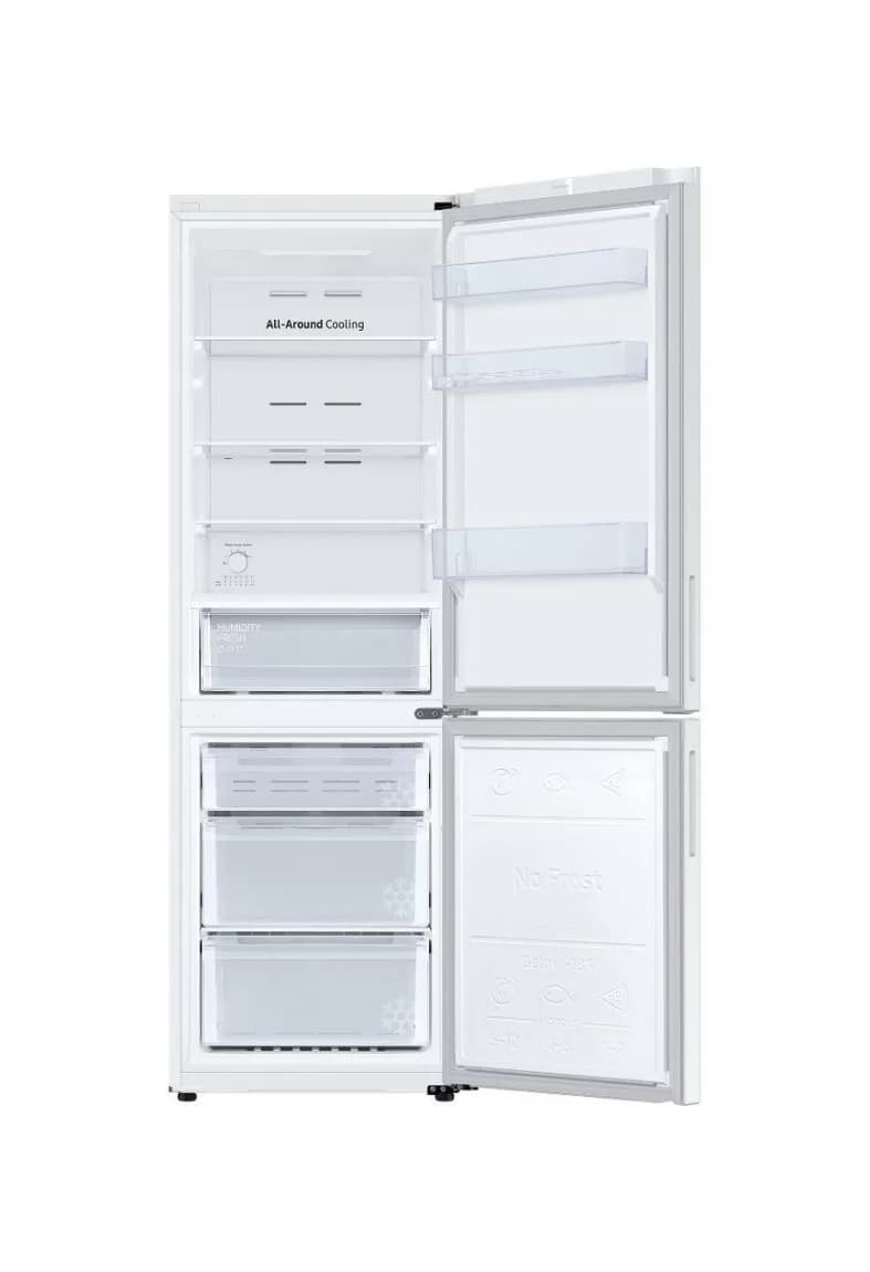 Samsung RB33B610EWW Freistehender kühlschrank mit gefrierfach – cm. 60 std. 185 - l. 344 - weiß