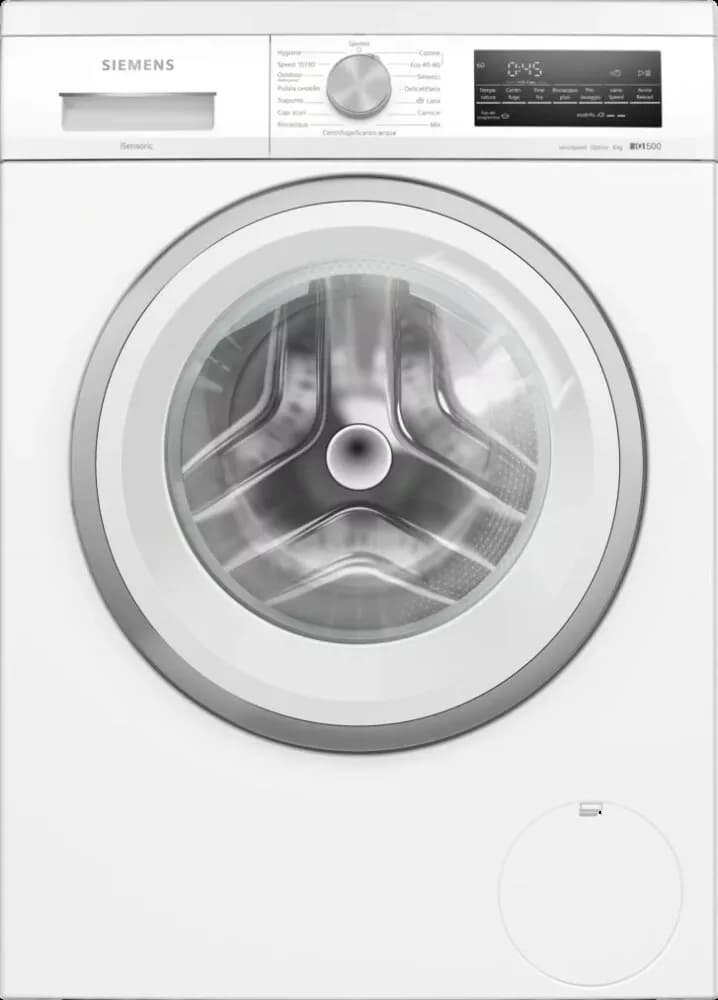 Siemens WU14UT48IT Iq500 Waschmaschine cm. 60 - kapazität 8 kg - weiß