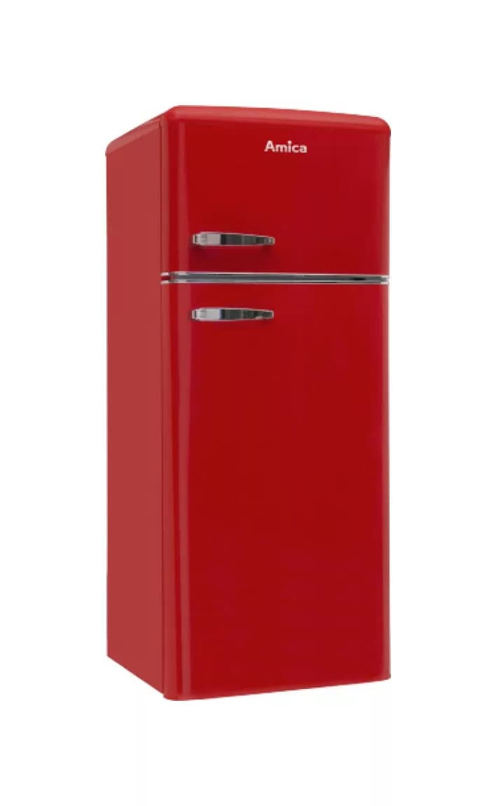 Amica KGC15630R Freistehender kühlschrank mit gefrierfach – cm. 55 std. 144 - lt. 206 - rot