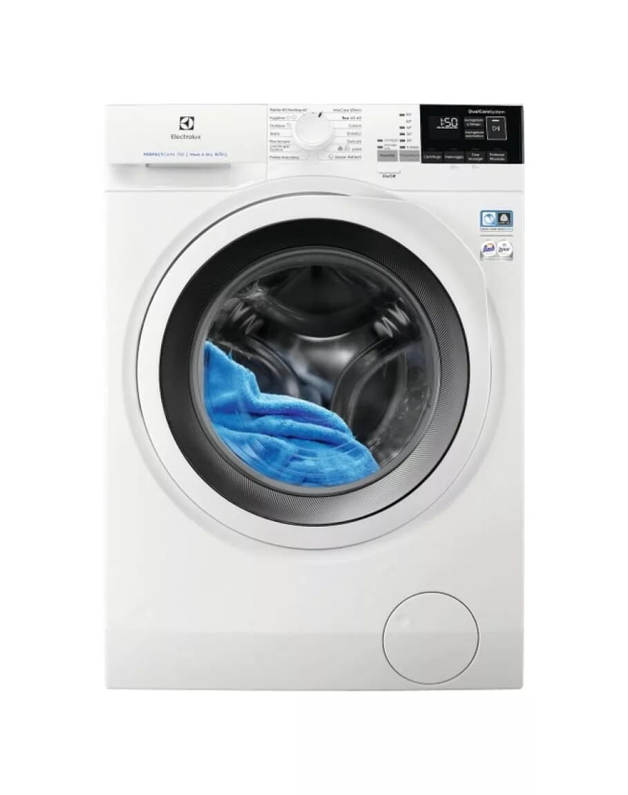 Electrolux EW7W85W6 Serie 700 Dualcare Waschtrockner cm. 60 - waschen 8 kg - trocknen 5 kg - weiß