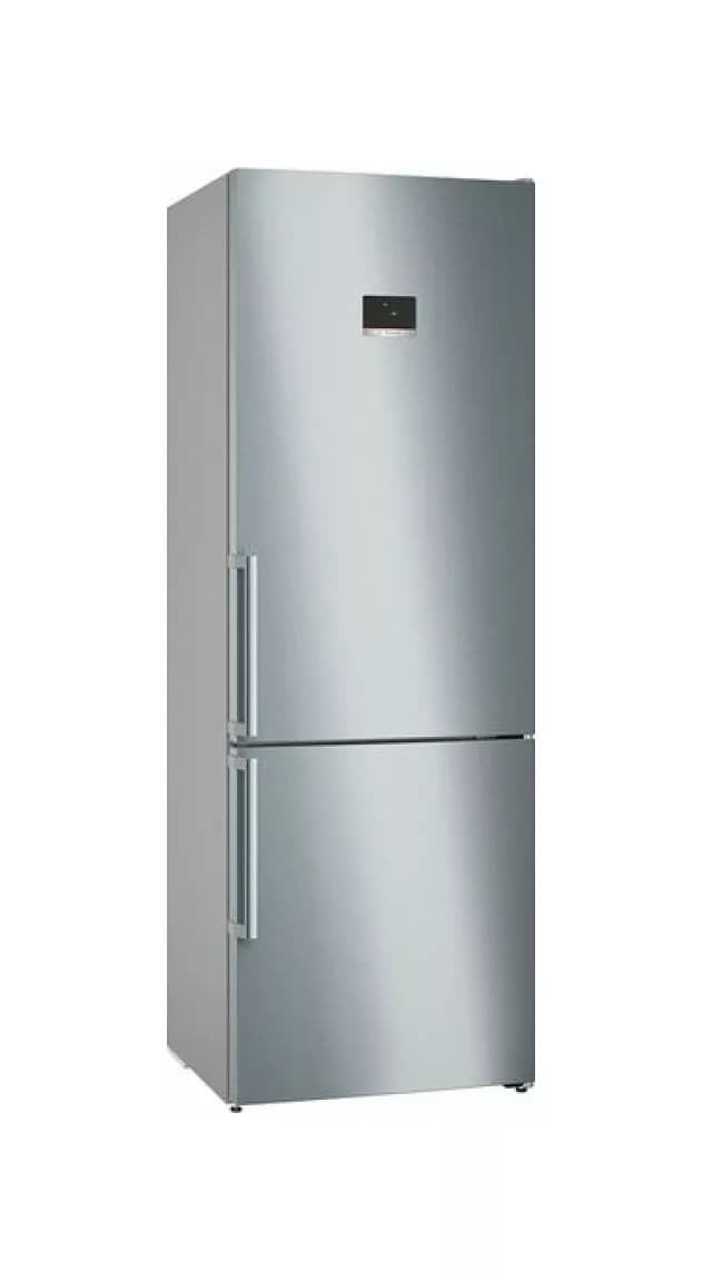 Bosch KGN49AIBT Serie 6 Freistehender kühlschrank mit gefrierfach cm. 70 std. 203 - lt. 440 – anti-fingerprint-stahl
