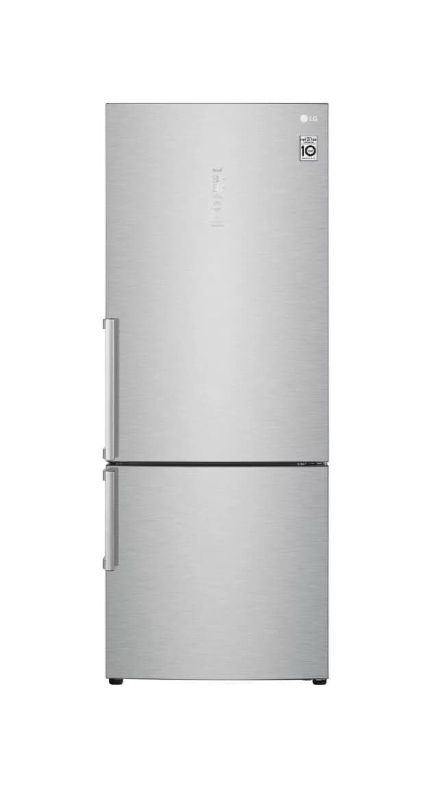 Lg GBB569NSAGB Freistehender kühlschrank cm. 71 stunden. 185 - lt. 462 – edelstahl