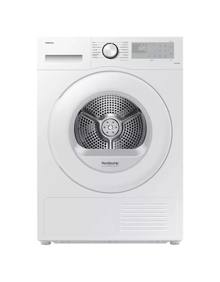 Samsung DV80CGC2B0THET Crystal Ecodry Wärmepumpentrockner cm. 60 - kapazität 8 kg - weiß
