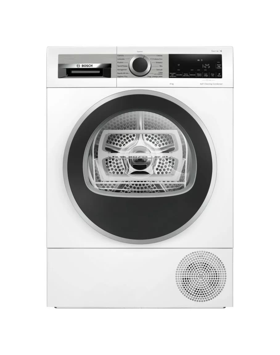 Bosch WQG245D0IT Serie 6 Trockner cm. 60 - kapazität 9 kg - weiß