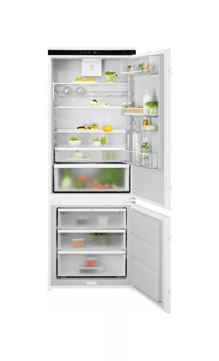 Electrolux KNR7TE75S Serie 700 Einbaukühlschrank mit gefrierfach cm. 70 std. 189 - lt. 376