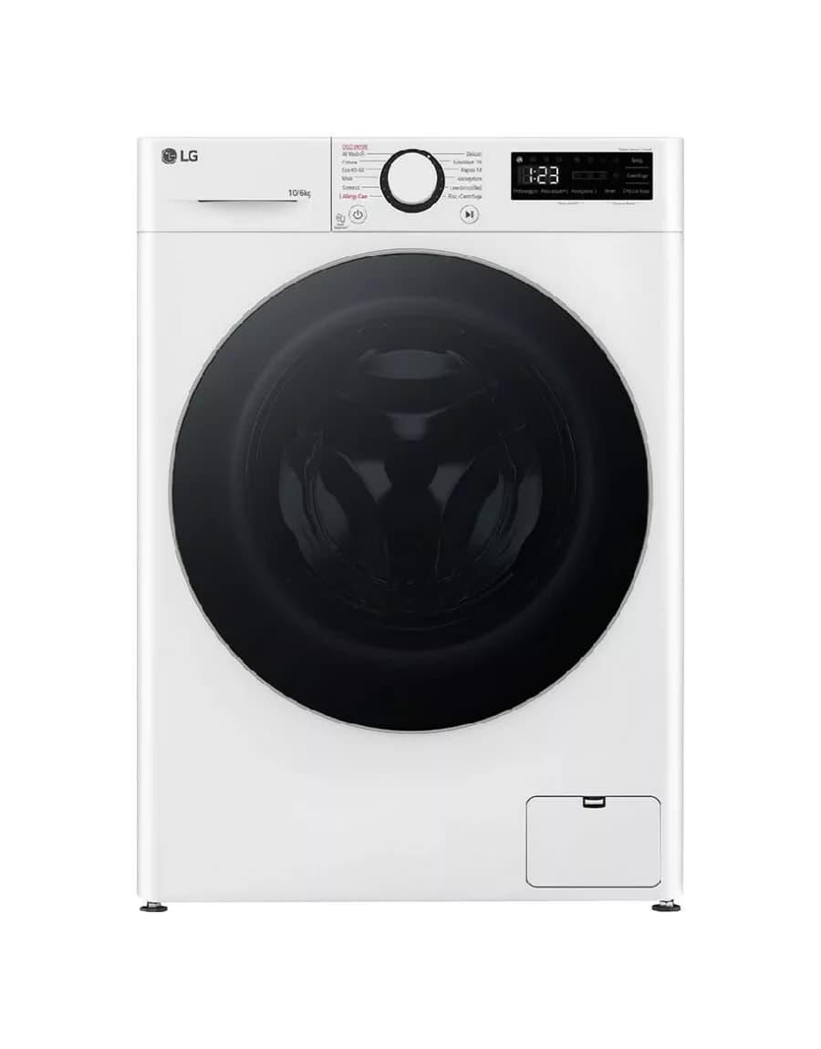 Lg D4R5010TSWS Waschtrockner cm. 60 - waschen 10 kg - trocknen 6 kg - weiß