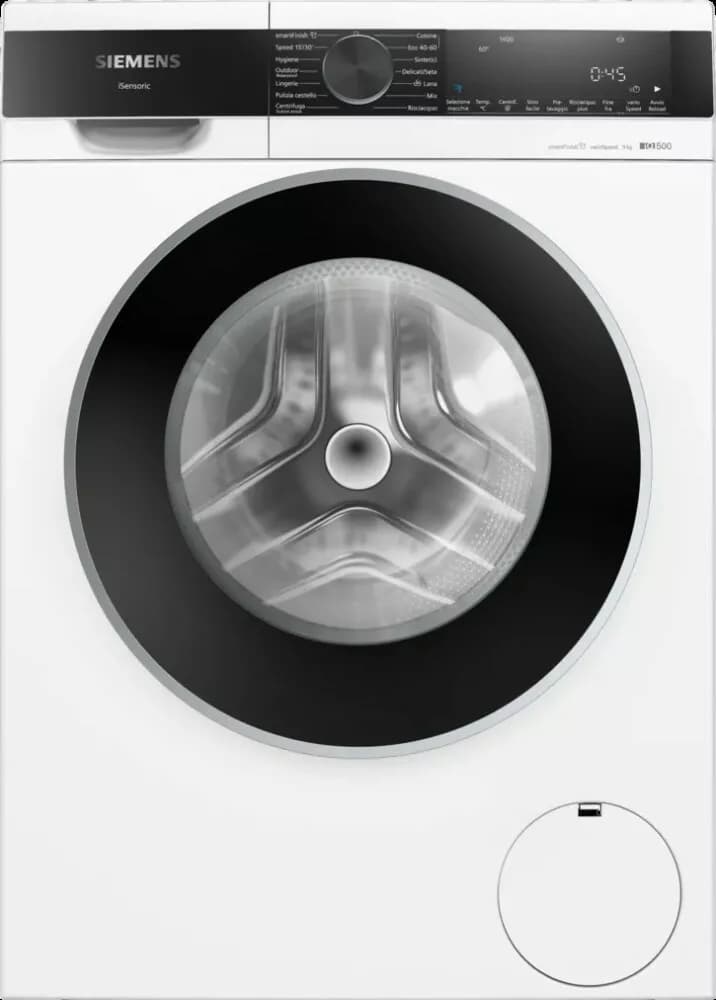 Siemens ZWG44G2ZIT Iq500 Waschmaschine cm. 60 - kapazität 9 kg - weiß