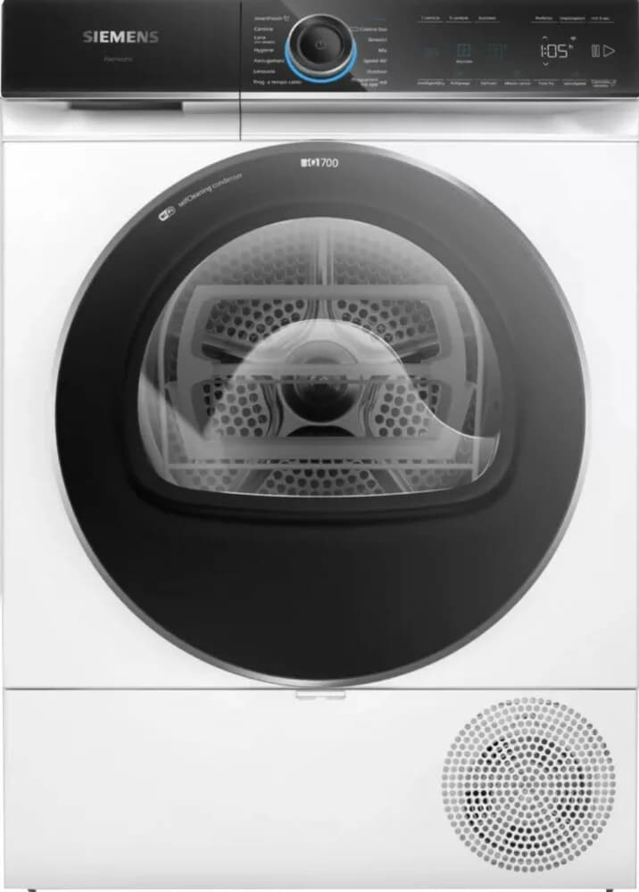 Siemens ZWQ46B2C0IT Iq700 Wärmepumpentrockner cm. 60 - kapazität 9 kg - weiß
