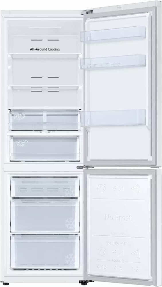 Samsung RB34C672EWW/EF Freistehender kühlschrank mit gefrierfach – cm. 60 stunden. 186 - lt. 344 - weiß