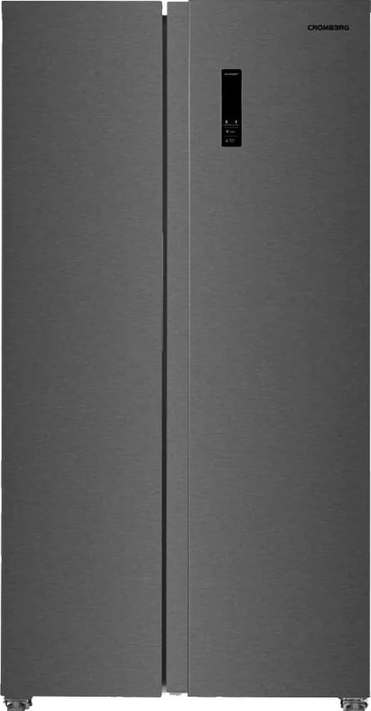 Cromberg HRH 2P 55N BX Kühlschrank mit side-by-side-gefrierfach cm. 91 stunden. 177 - lt. 442 – schwarzer edelstahl