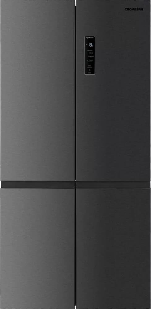 Cromberg HRH 4P 73 BX 4-türiger kühlschrank mit gefrierfach – cm. 91 stunden. 190 - lt. 522 – schwarzer edelstahl