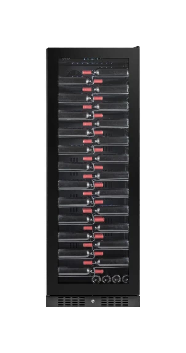 Temptech CPRO1800SRB Copenaghen Freistehender weinkeller - cm. 66 stunden. 184 - 143 flaschen - schwarz