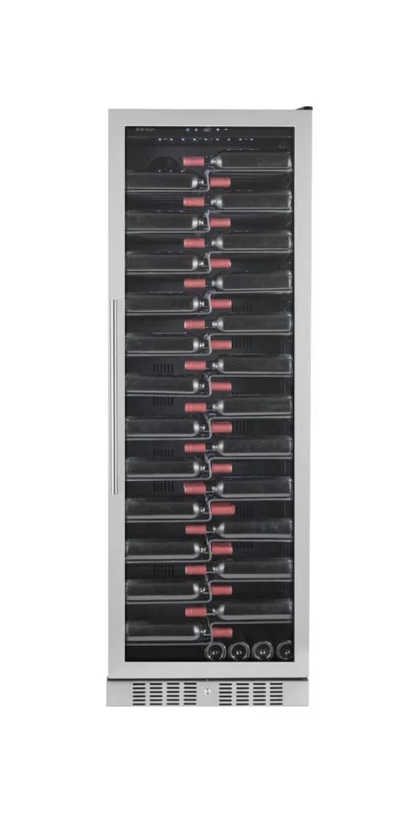 Temptech CPRO1800SX Copenaghen Freistehender weinkeller - cm. 66 stunden. 184 - 143 flaschen - edelstahl