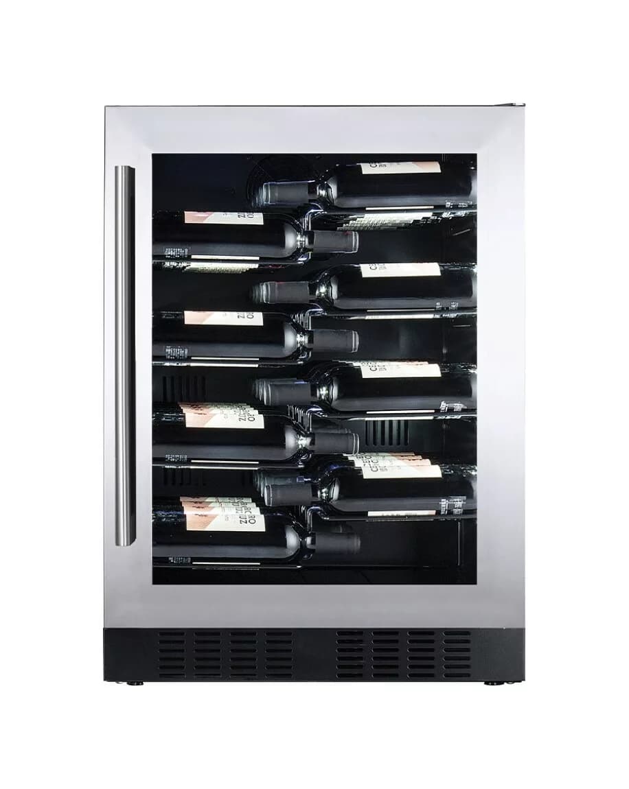 Temptech CPROX60SX Copenhagen Eingebauter weinkeller cm. 60 stunden. 81 - 40 flaschen - edelstahl