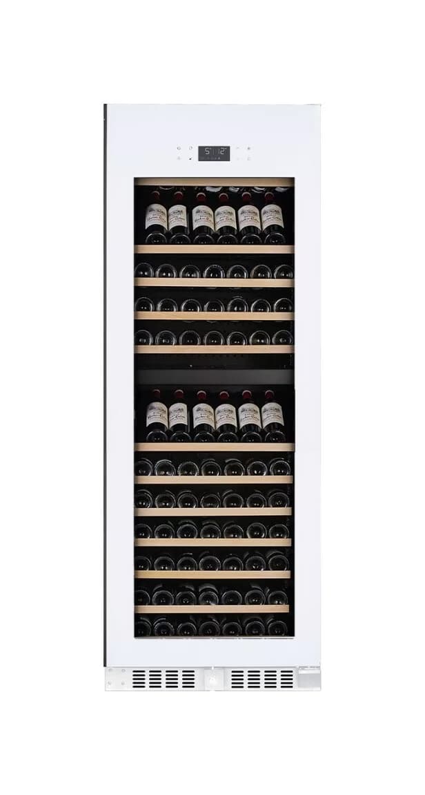 Temptech E1000DRW Elegance Freistehender weinkeller - cm. 66 stunden. 184 - 153 flaschen - weiß