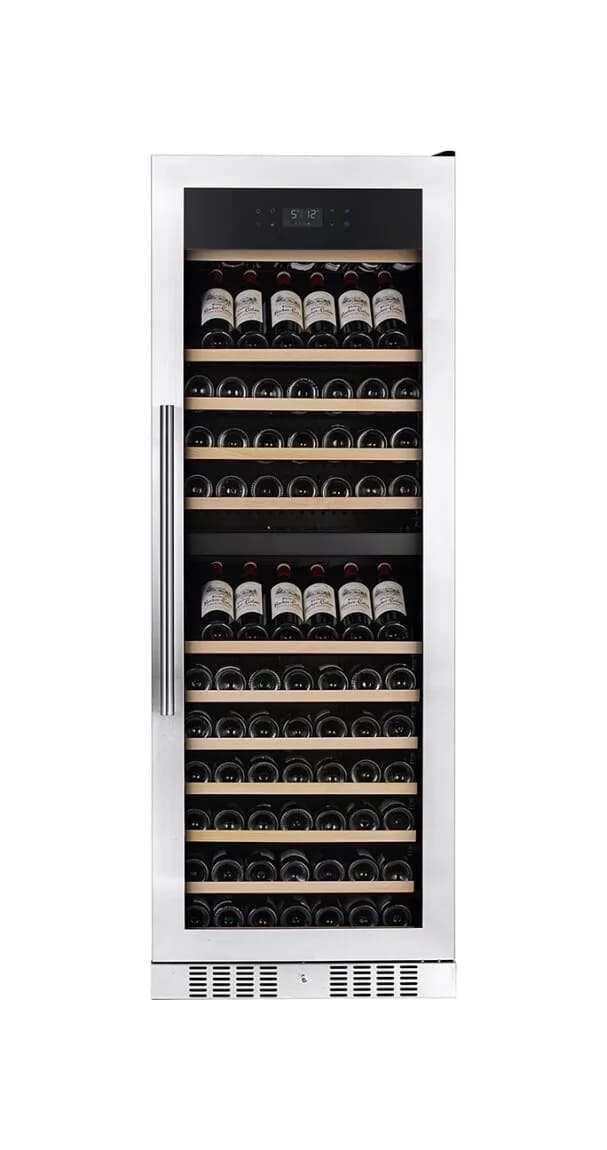 Temptech E1000DX Elegance Freistehender weinkeller - cm. 66 stunden. 184 - 153 flaschen - edelstahl