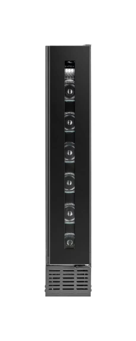 Temptech OX15SRB Oslo Eingebauter weinkeller cm. 3 uhr nachmittags 81 - 6 flaschen - schwarz