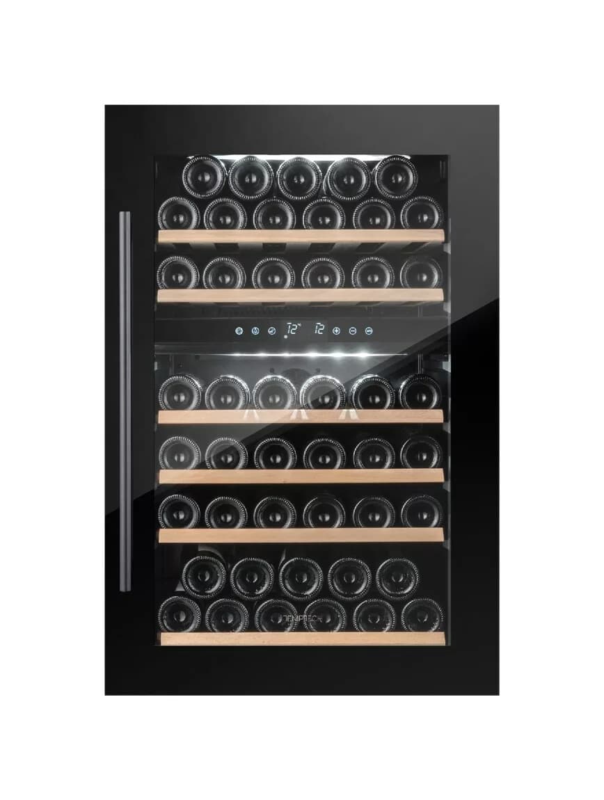 Temptech OZ90DB Oslo Eingebauter weinkeller - cm. 59 stunden. 89 - 41 flaschen - schwarz