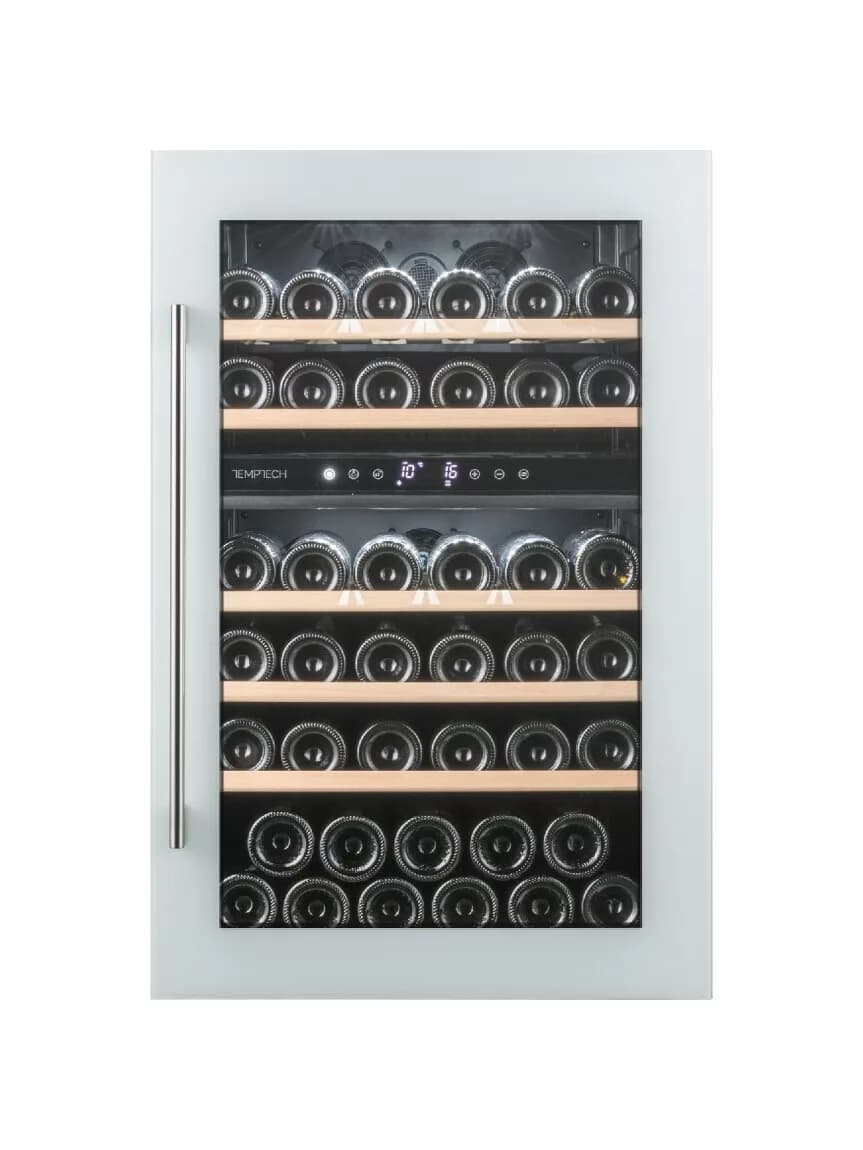 Temptech OZ90DW Oslo Eingebauter weinkeller - cm. 59 stunden. 89 - 41 flaschen - weiß