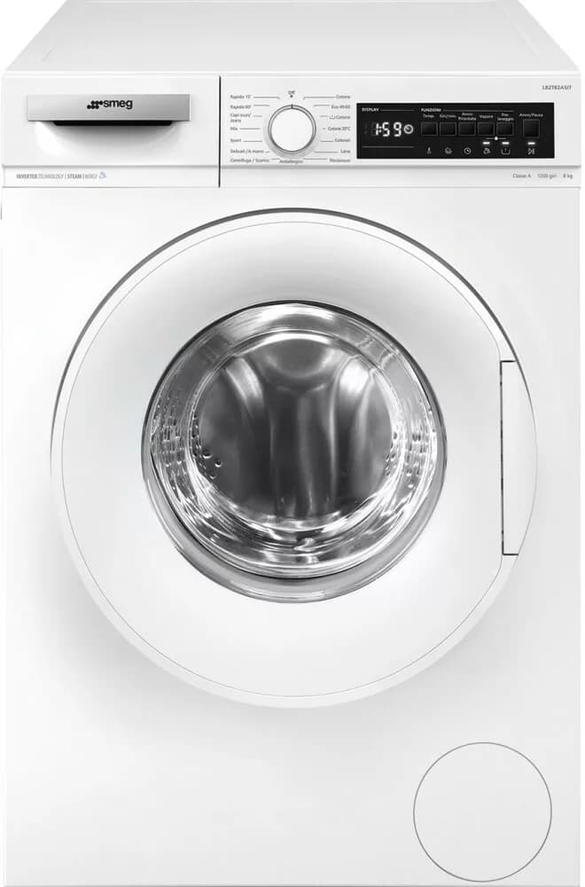 Smeg LB2T82ASIT Waschmaschine cm. 60 - kapazität 8 kg - weiß