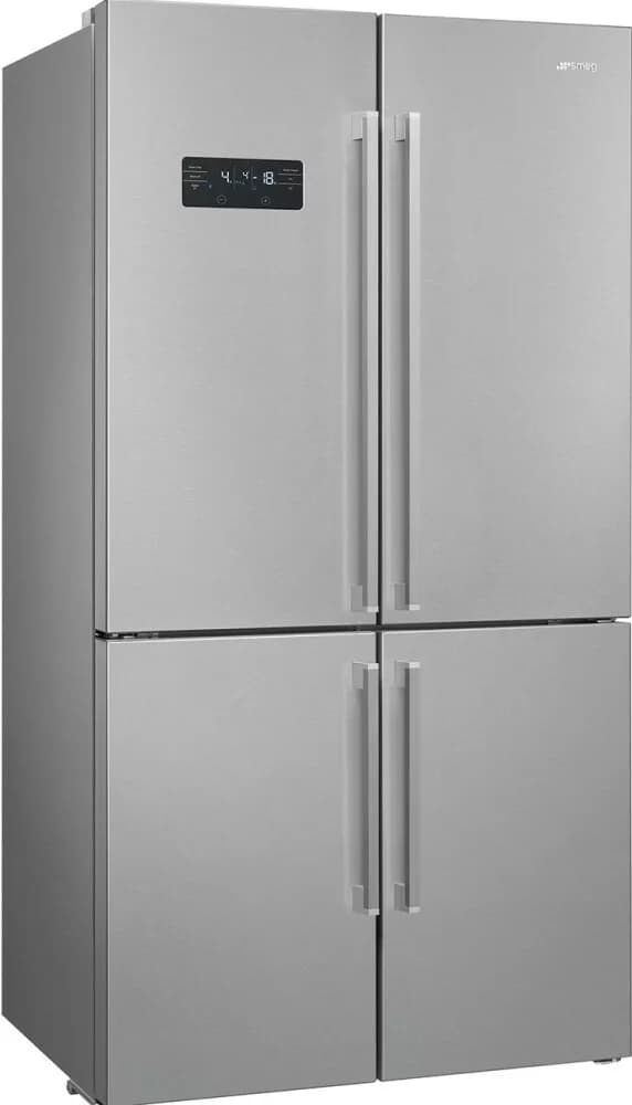 Smeg FQ60XDE Universale Freistehender 4-türiger kühlschrank mit gefrierfach cm. 91 stunden. 182 - lt. 572 – edelstahl