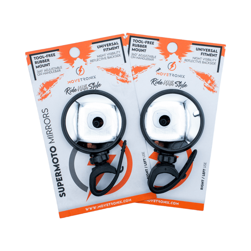 Set of 2x Supermoto Mirrors