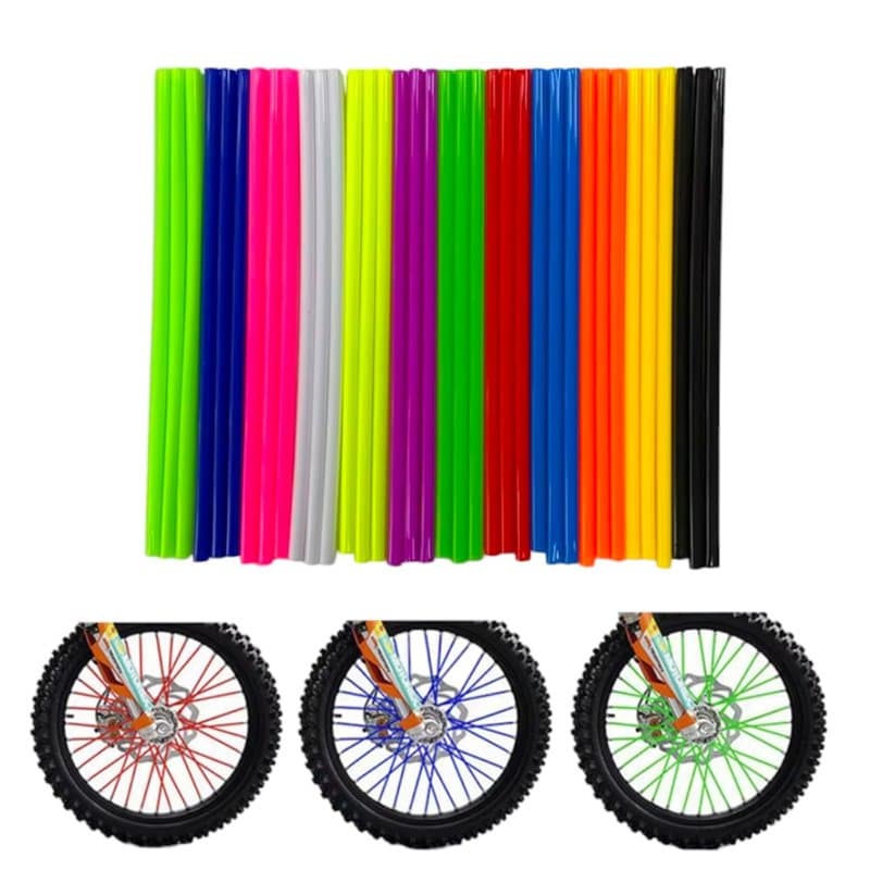 Colored Spoke Covers - Red