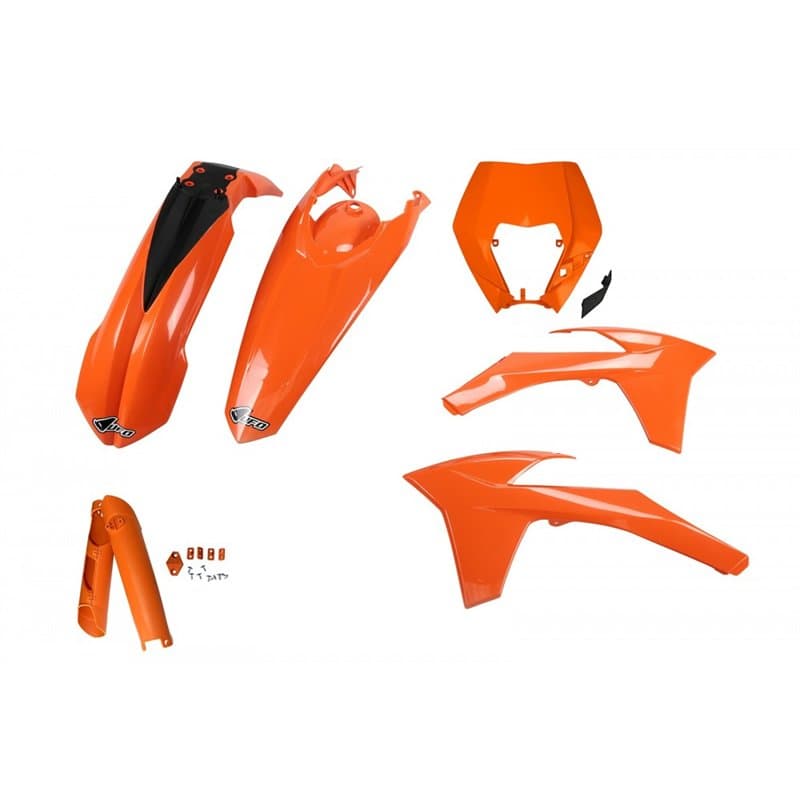 KTM EXC UFO Plastic Kit 125-500 2012-2013 - Orange