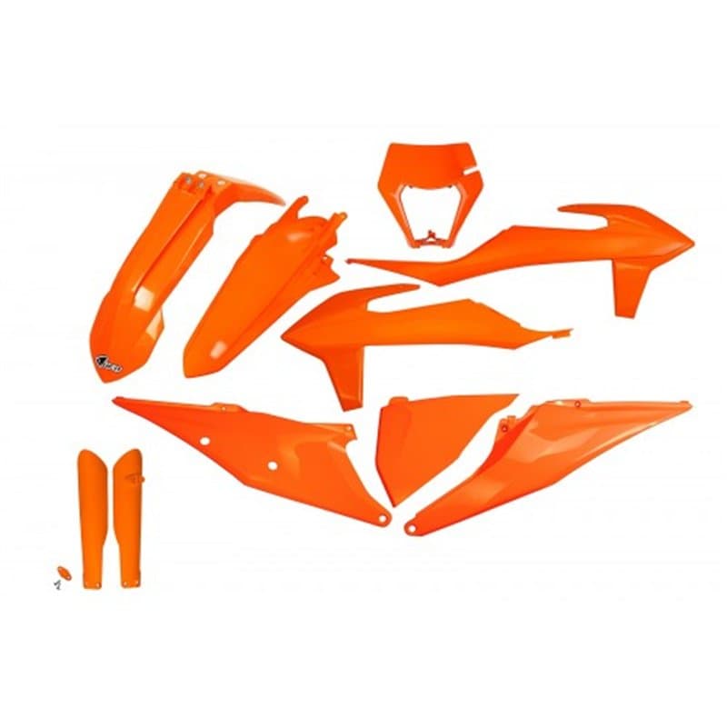 KTM EXC UFO Plastic Kit 125-500 2020-2023 - Orange