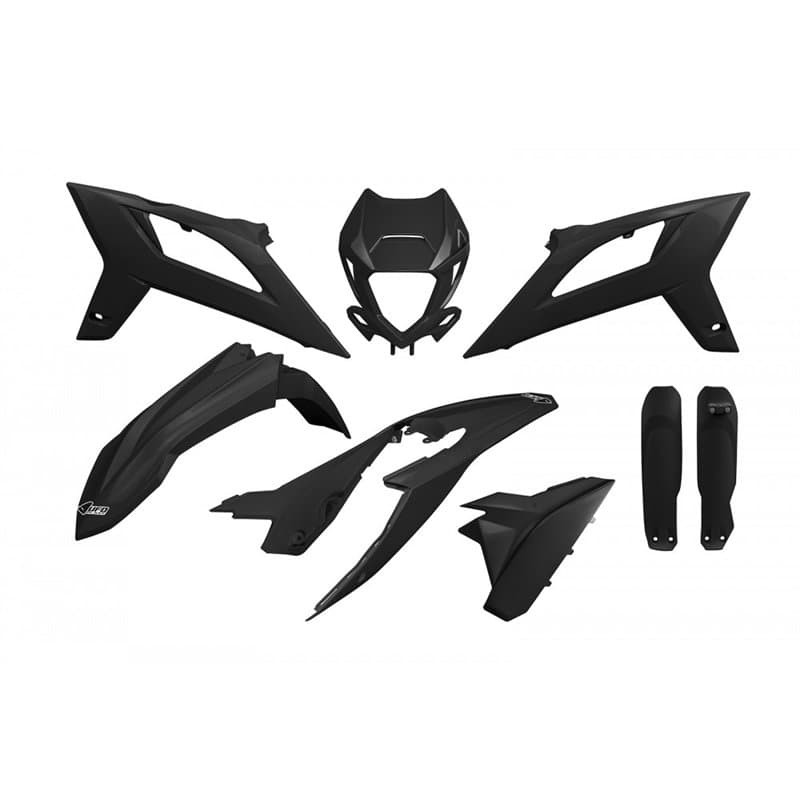 BETA RR UFO Plastic Kit 250–450 2023-2024 - Black