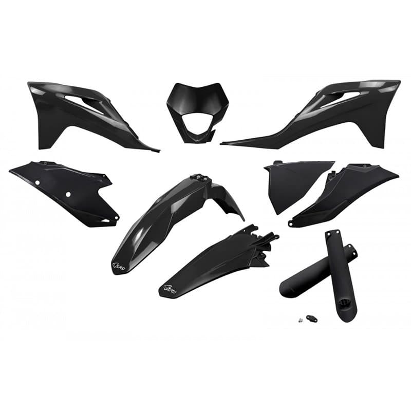 GasGas UFO Plastic Kit EC 250-350 2021-2023 - Black