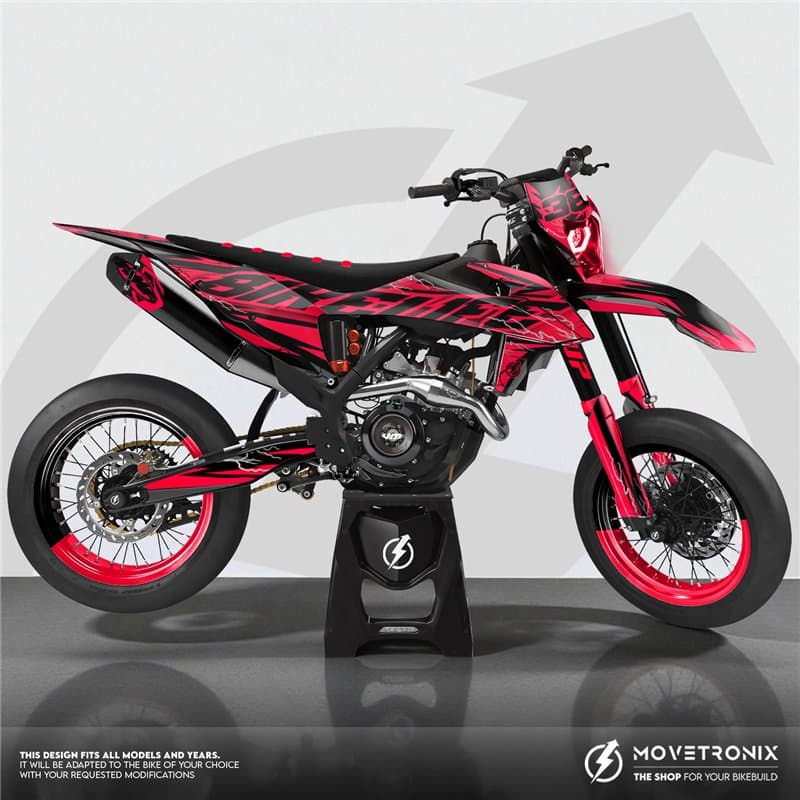 Bikelife - Graphics Kit - Semi Custom - Red