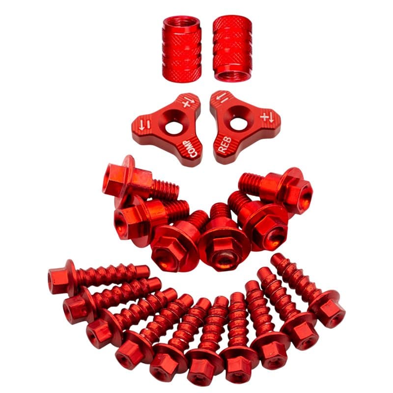Mega CNC Screw Bundle - Red
