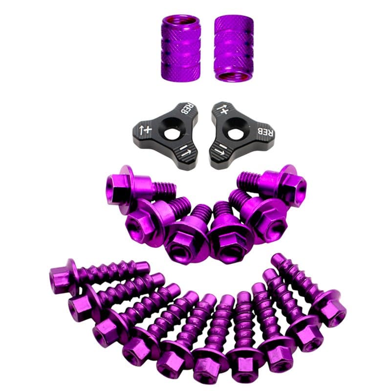 Mega CNC Screw Bundle - Purple
