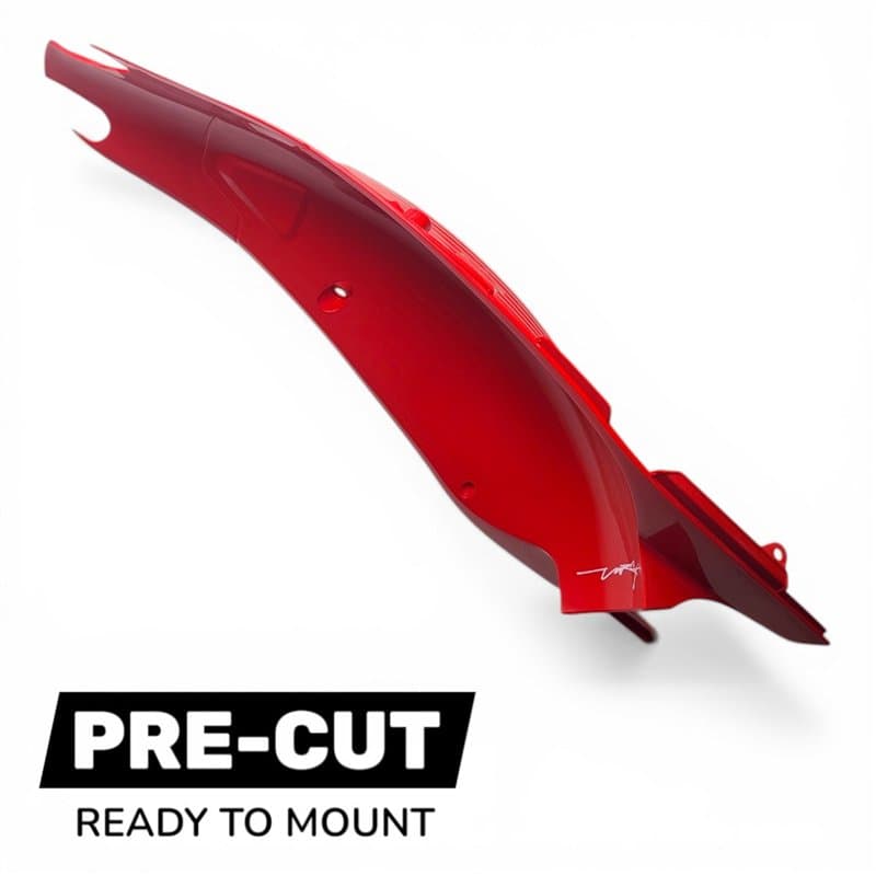 Pre-Cut Lower Stark Varg Fender for FL Plateholder - Red