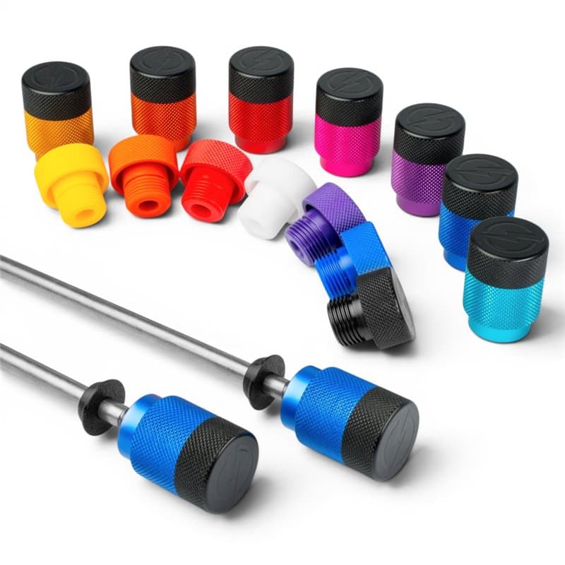 CNC Stuntpegs for Supermoto – Universal Axle Slider Kit with Replaceable Caps