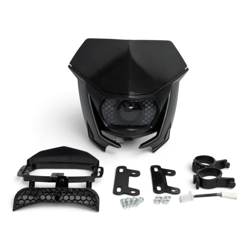 Talaria Komodo RaptorEye + Plastic Mask Kit - Black