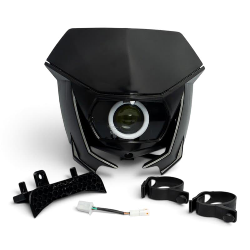 LoccisEye V-Face + Plastic Mask Kit - Talaria Komodo - Black